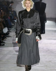 PLEATED SUIT SKIRT