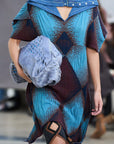 FIORE TWISTED BAG (STONE GREY)
