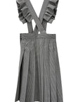 HOUNDSTOOTH SUSPENDER SKIRT