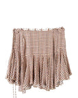 TESS SKIRT (PLAID) - NOLM