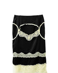 SATIN ASYMMETRICAL SKIRT