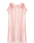 SLASH LACE TRIM EASY DRESS