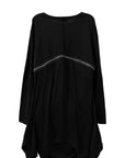 LAYERED ZIP T-SHIRT