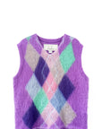 ARGYLE MOHAIR VEST
