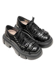 LOW PLATFORM BUCKLE BOOT