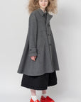 PLEATED HEM SKIRT