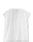 LAYERED LIQUID SMOCK T-SHIRT