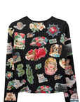 SNIPPETS JERSEY TOP