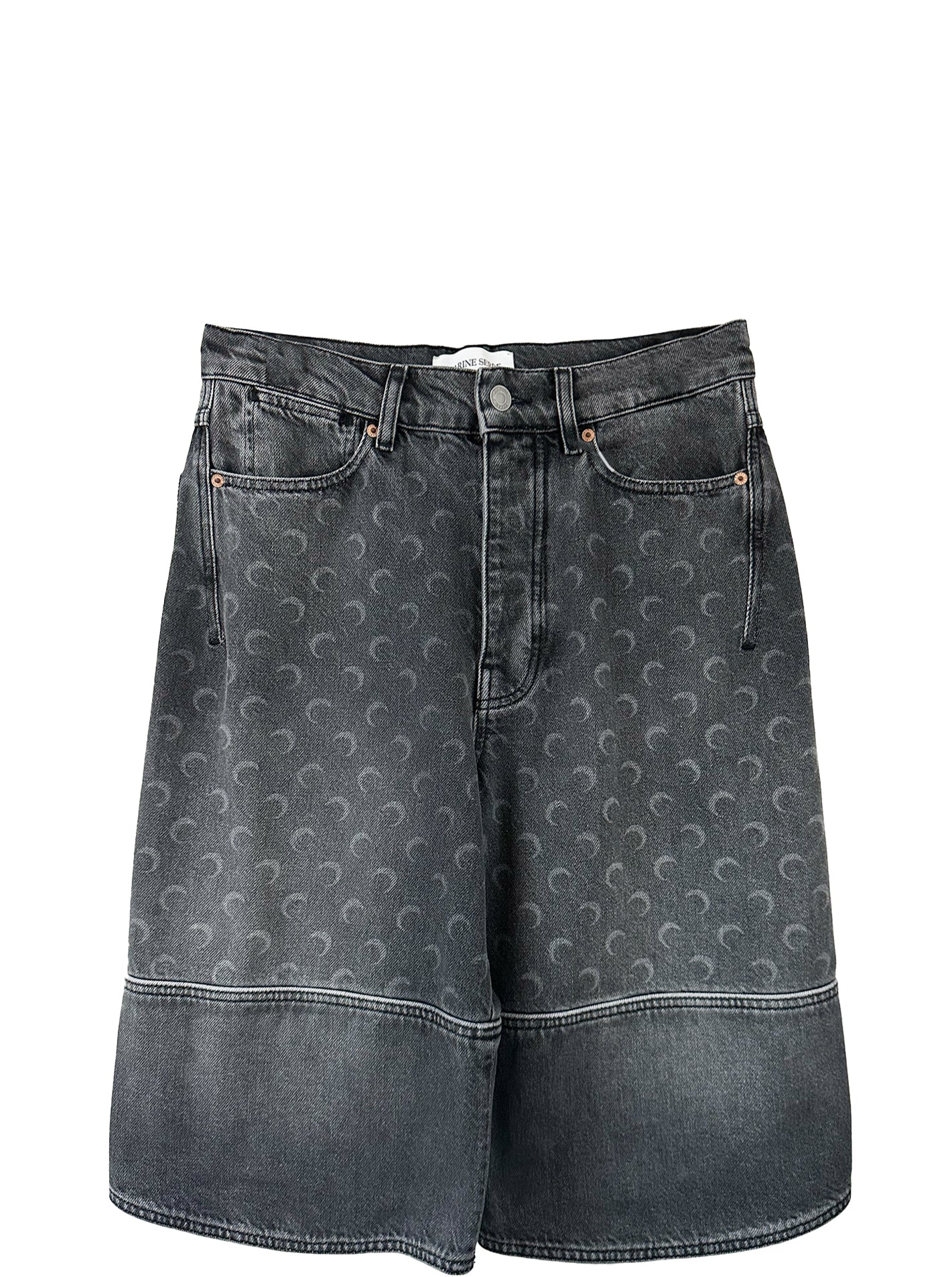 MOON LASER DENIM SHORTS