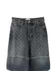 MOON LASER DENIM SHORTS