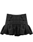 MELTON PEPLUM SKIRT