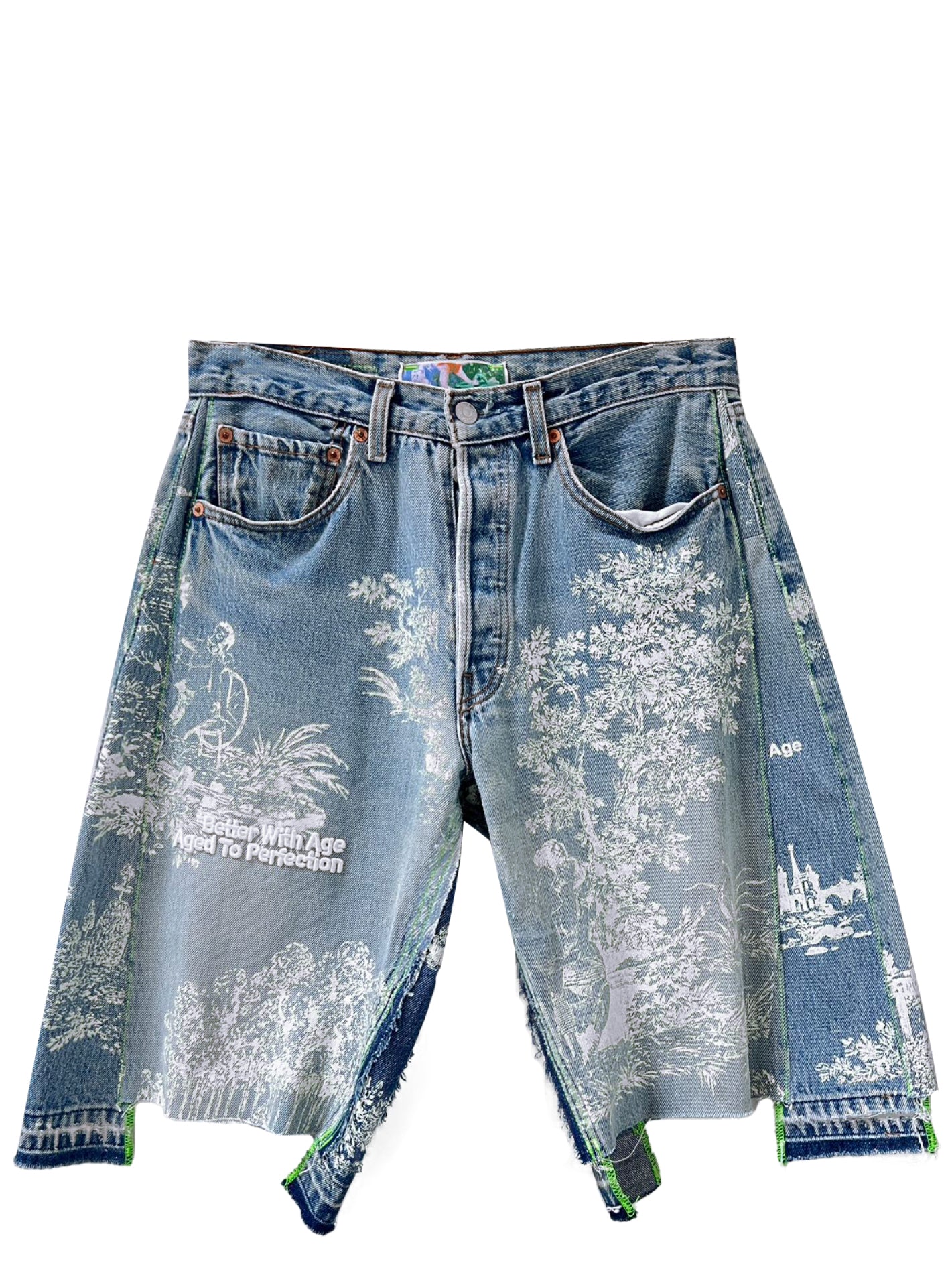 TERESA DOUBLE-WIDE DENIM SHORT