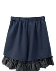 RUFFLE TRIM SHORTS