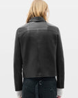 SANDOR SHIRT COLLAR ZIPPED CABAN