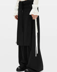SUNA RAW EDGE RUFFLED CUFFS