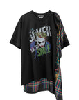SCARF PANEL T-SHIRT