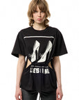 BELTED T-SHIRT