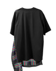 SCARF PANEL T-SHIRT
