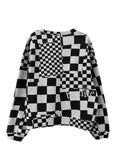CHECKER CREW NECK