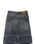MOON LASER DENIM SHORTS