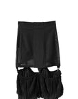 UMA GIRDLE SKIRT (BLACK)