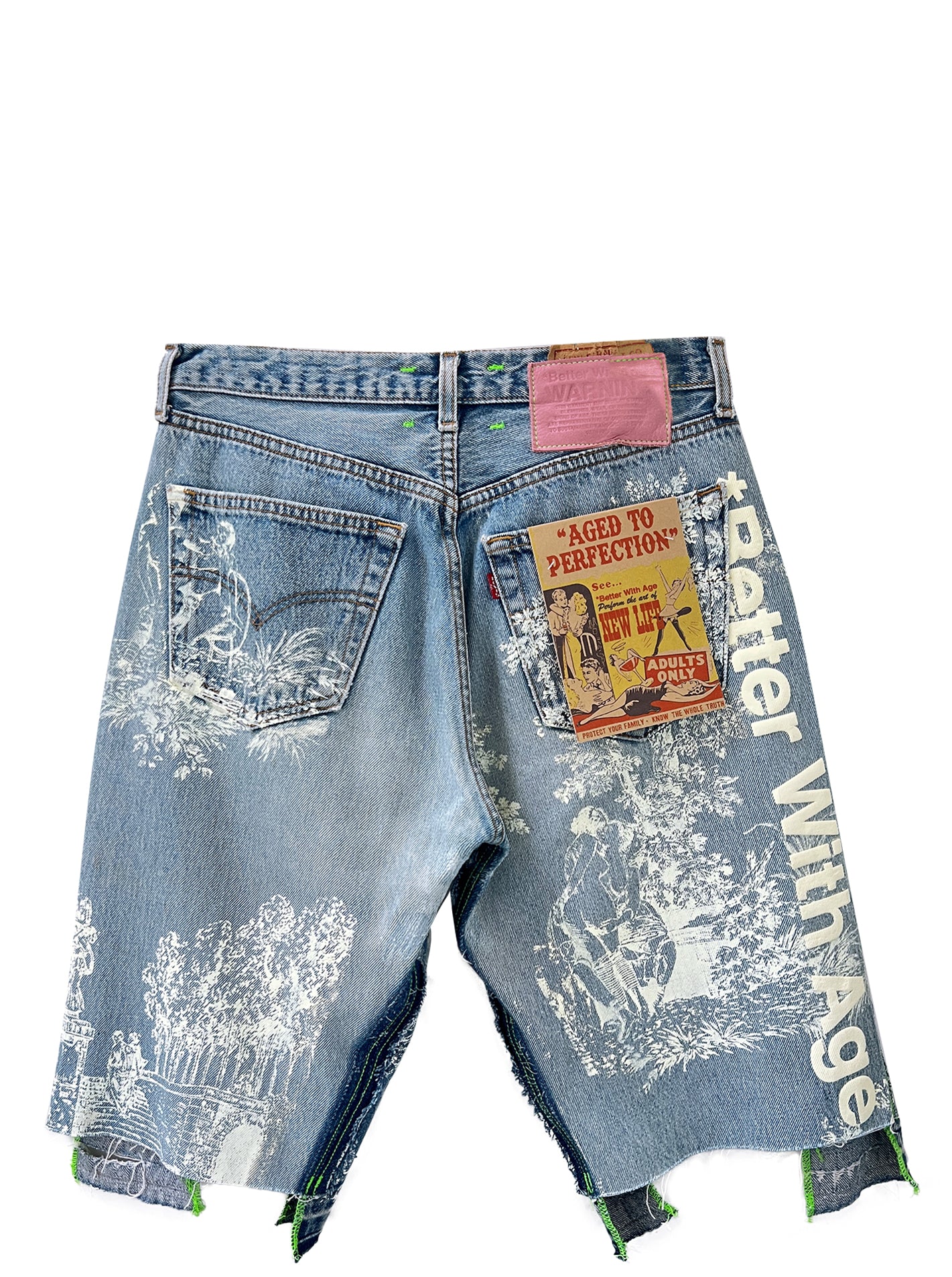 TERESA DOUBLE-WIDE DENIM SHORT