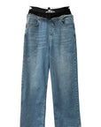 WAISTBAND DENIM JEANS