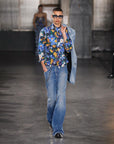 WIDE LEG JEANS (BLUE STONEWASH)