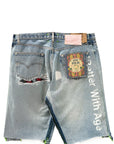 MONROE REPAIR DENIM SHORTS (GRAPHIC)