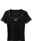 SQUARE NECK T-SHIRT