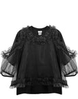 TULLE OVERLAY T-SHIRT