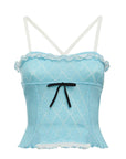 HEIDI CAMISOLE TOP (TURCHESE)