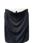 DOUBLE SUIT SKIRT (BLACK/GREY)