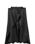 ASYMMETRIC PLEATED SKIRT