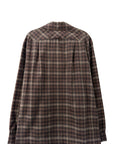 RUFFLE SLASH FLANNEL SHIRT