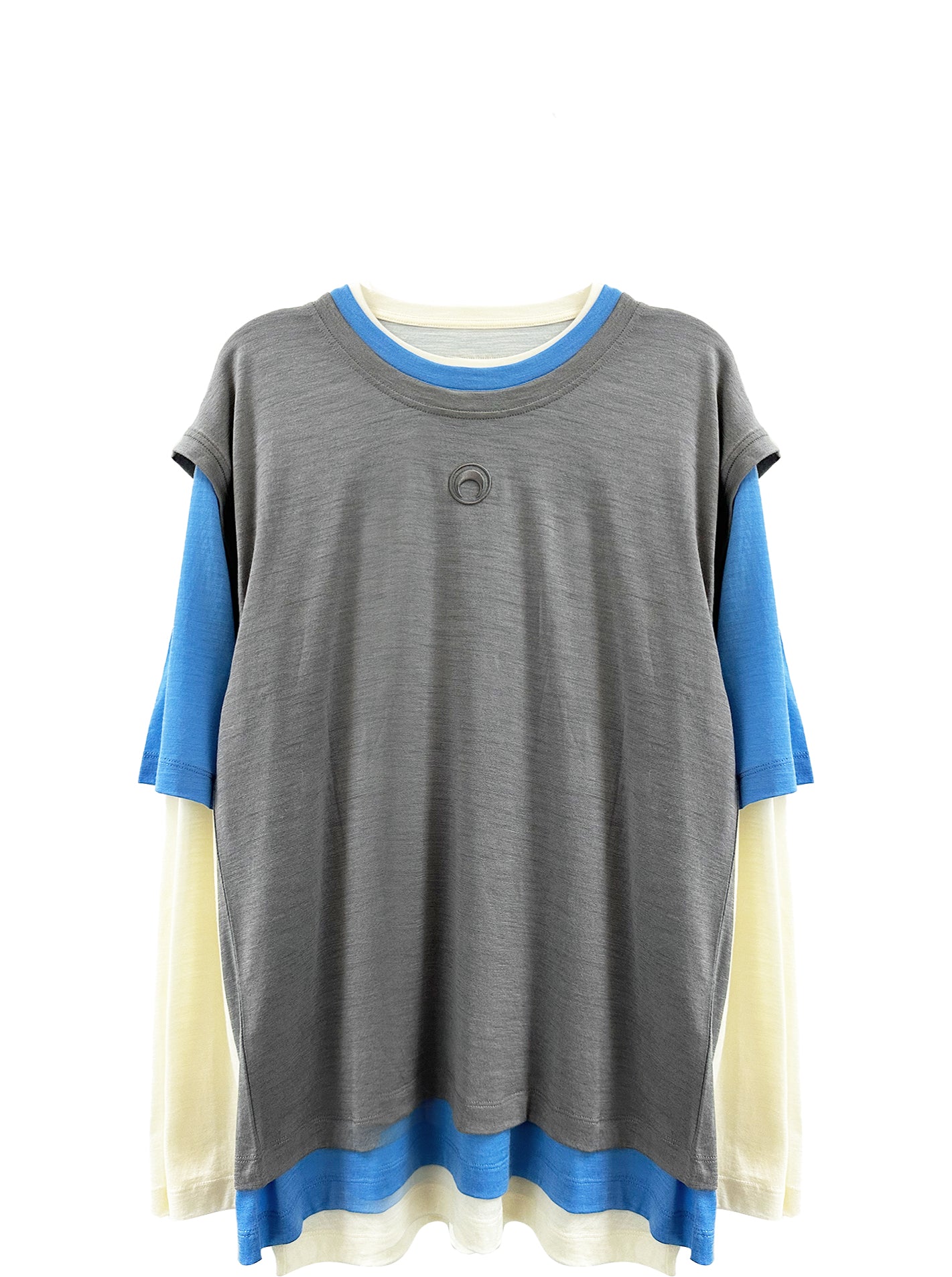 MERINO JERSEY THREE T-SHIRT SET (BLUE)
