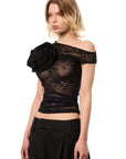 LACE ROSE TOP