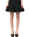 MELTON PEPLUM SKIRT