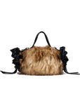 DOUBLE RIBBON ROSETTE BAG