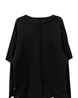 LAYERED ZIP T-SHIRT