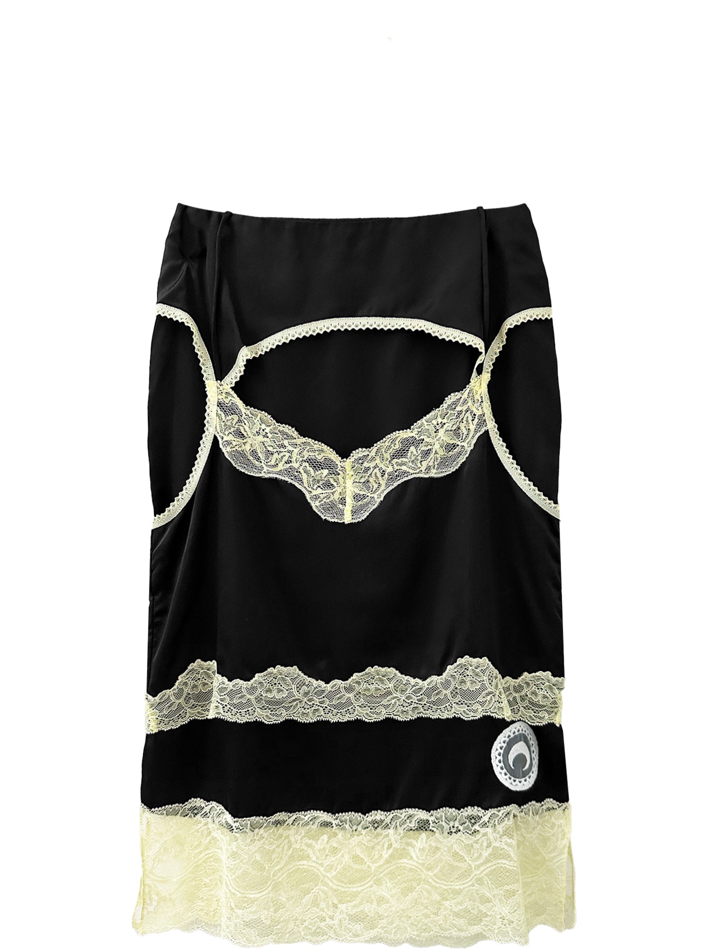 SATIN ASYMMETRICAL SKIRT