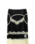 SATIN ASYMMETRICAL SKIRT