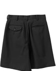 PLEATED SHORTS (BLACK)