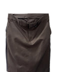 DOUBLE SUIT SKIRT (BROWN/GREY)
