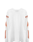 BOW RIBBON TAIL PRINTED T-SHIRT