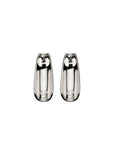 BALLERINA NAIL EARRINGS (BLACK)