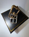 BUCKLE EARRING (SILVER)