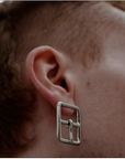 BUCKLE EARRING (SILVER)