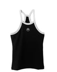ORGANIC COTTON RIB TANK TOP (BLACK)