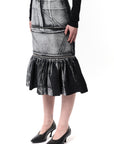 PAINTED WORKWEAR SKIRT